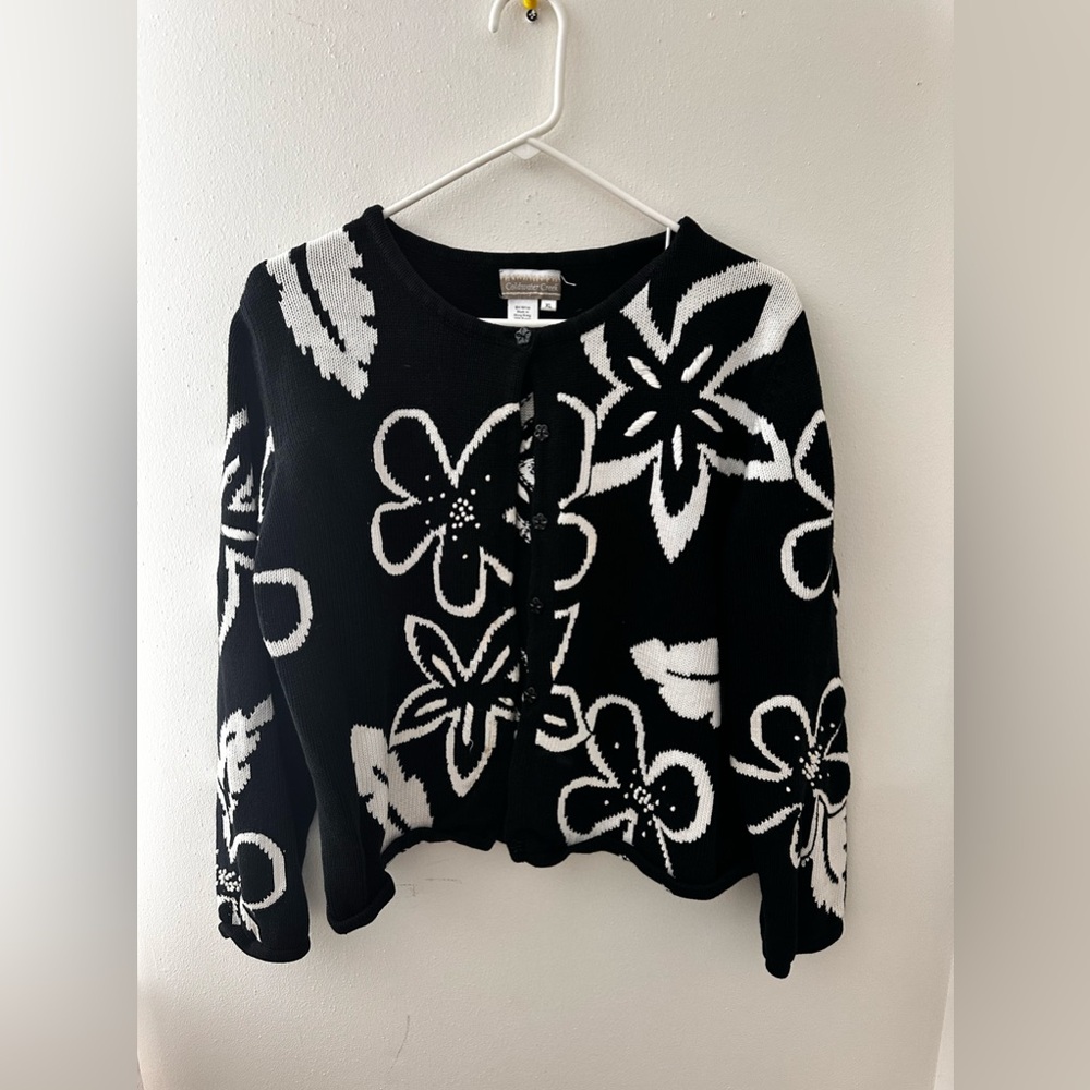Vintage Floral Sweater
